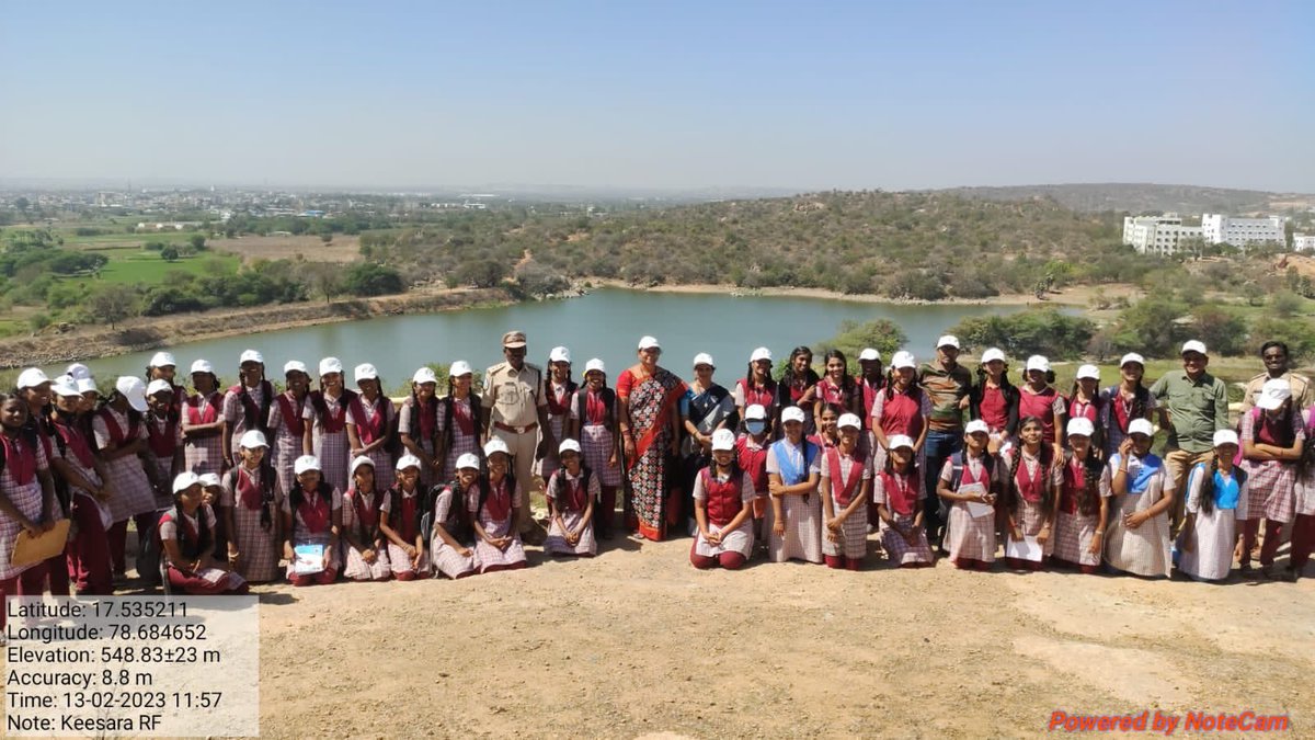 SantoshKumarBRS's tweet photo. Reaping the fruits already. Immensely happy to know that as part of #VanaDarshini programme, the children from ZPHS, Nagaram have visited the Keesara Eco Forest, which I had adopted and it started showing the clear difference in the nature’s equilibrium. 

#GreenIndiaChallenge 🌱 https://t.co/u3hLkG95Eg