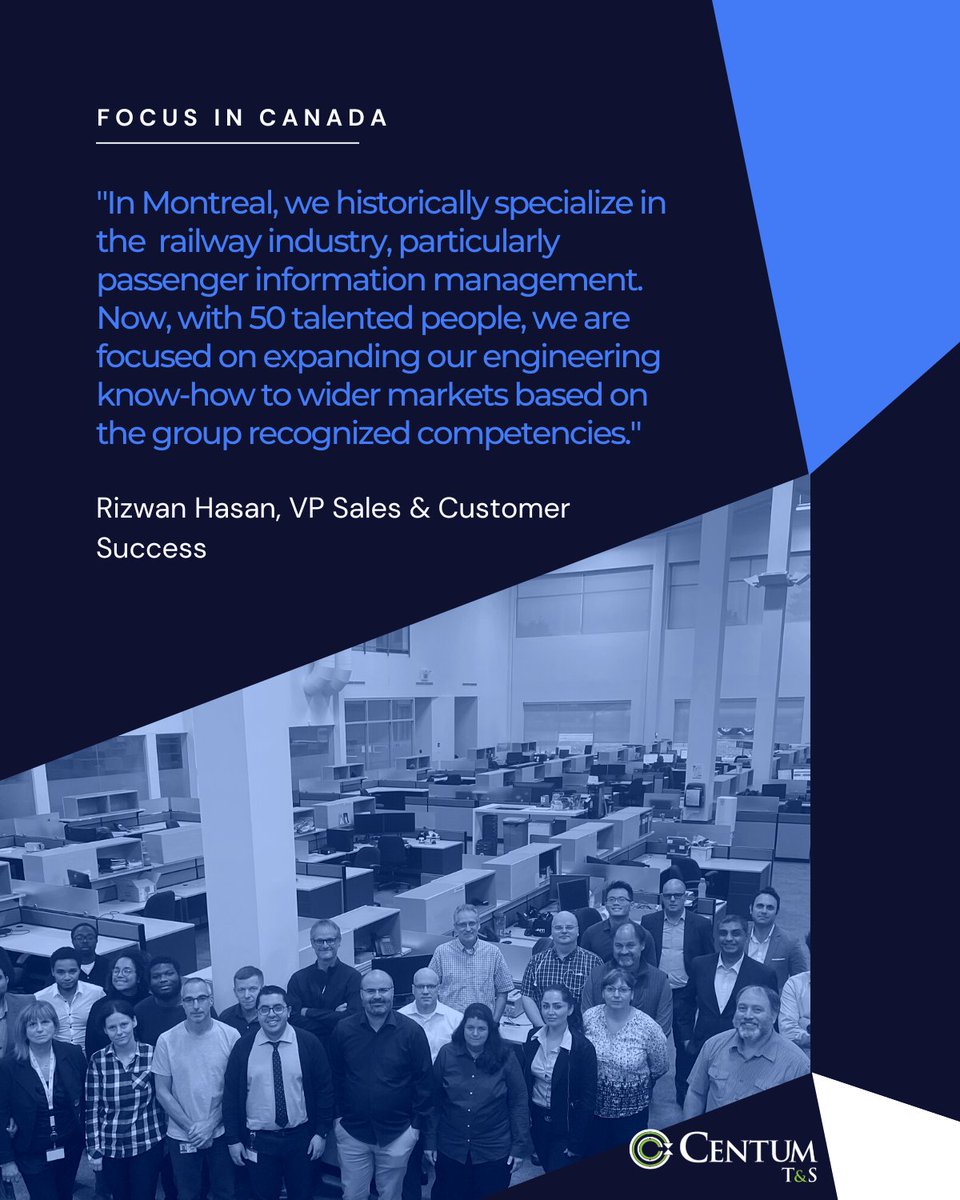 CentumTnS_c's tweet photo. Who we are. What we do. Focus on Canada in last pic!
#centumtnscanada #centumtnsmontreal #centumgroup #engineering #electronics #software #global https://t.co/scERM0aN19