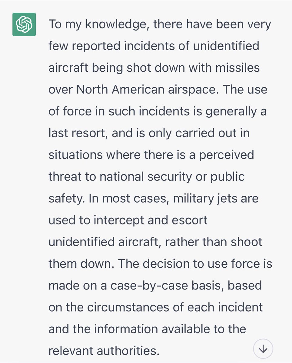 cwade's tweet image. Oh dear. #ChatGPT