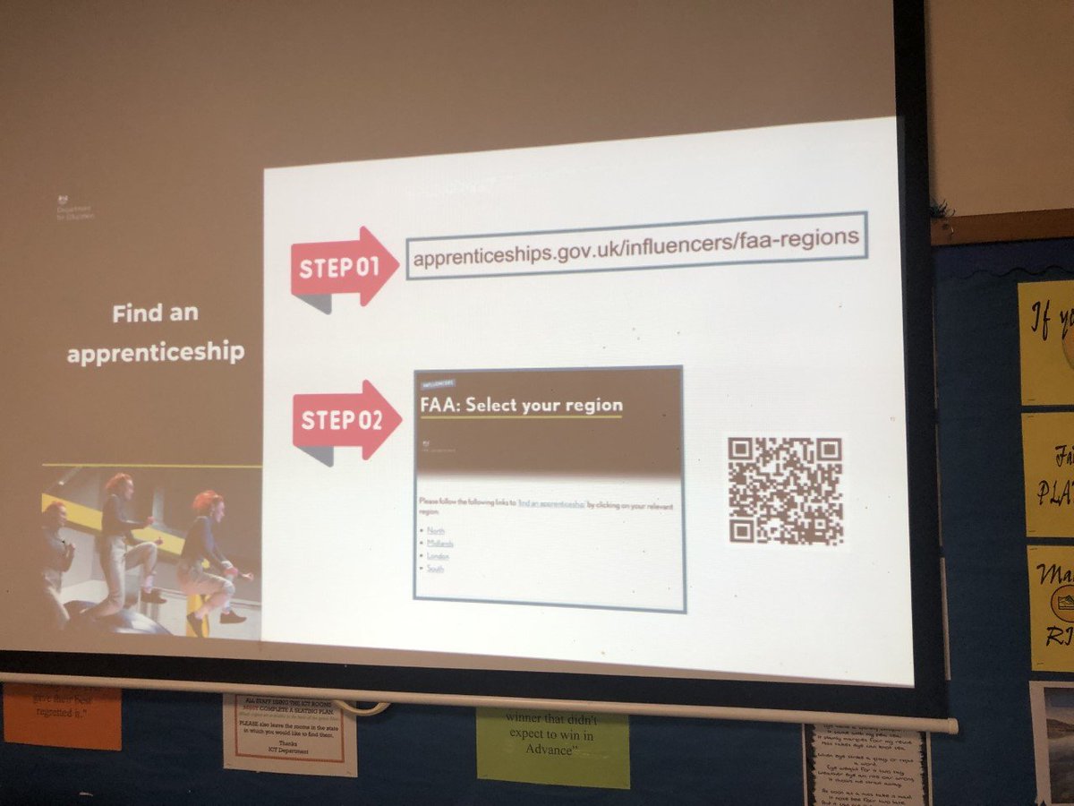 CheadleAcademy's tweet photo. The Apprenticeship Service came in today to speak to Y11 about Apprenticeships and how and when to apply. Followed by an opportunity to register with the Apprenticeship Service to make sure they have alerts on the latest vacancies. https://t.co/hgJnOAXEcT