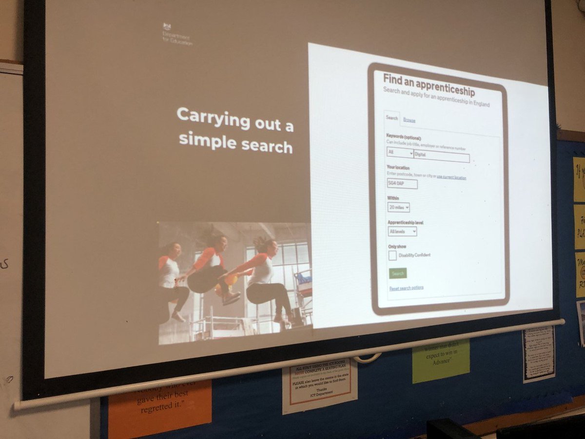 CheadleAcademy's tweet photo. The Apprenticeship Service came in today to speak to Y11 about Apprenticeships and how and when to apply. Followed by an opportunity to register with the Apprenticeship Service to make sure they have alerts on the latest vacancies. https://t.co/hgJnOAXEcT