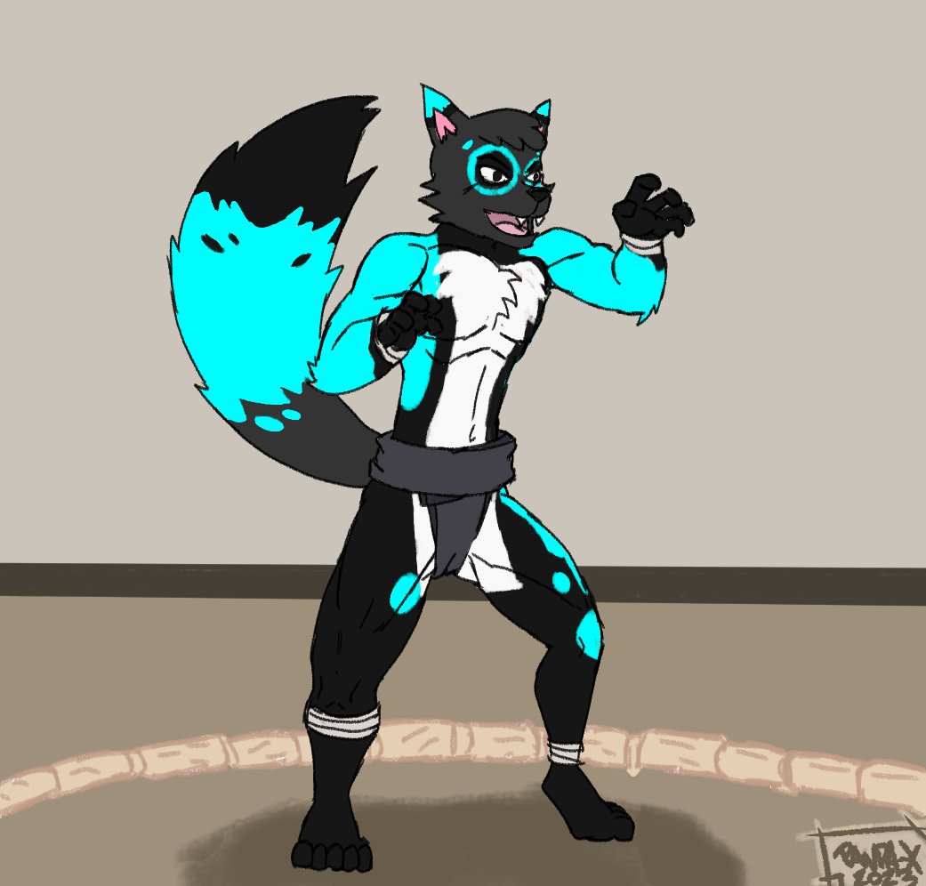 ProjectPanda66's tweet photo. My guy Ni'On bringing some grapple style on the dohyo!
FA Link: https://t.co/fdEFaVCJ6V
#sumo #furryart #furry #dohyo #grapple https://t.co/wfxSvMOZr3