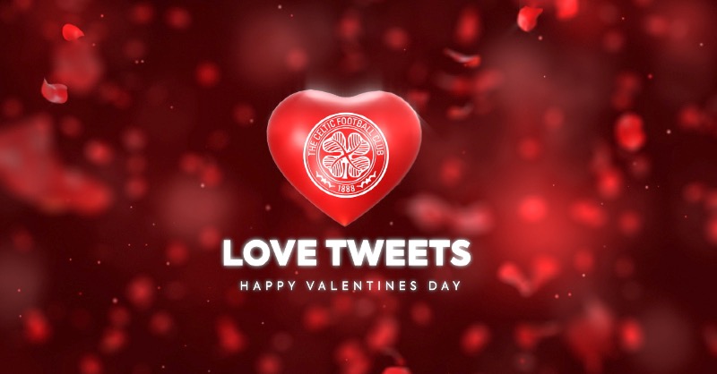 CelticFC's tweet photo. 💚 Happy #ValentinesDay, Celts! 

As promised, we've shared your #CelticLoveTweets with the players... 📲🥰

Watch their brilliant reactions on YouTube! ⤵