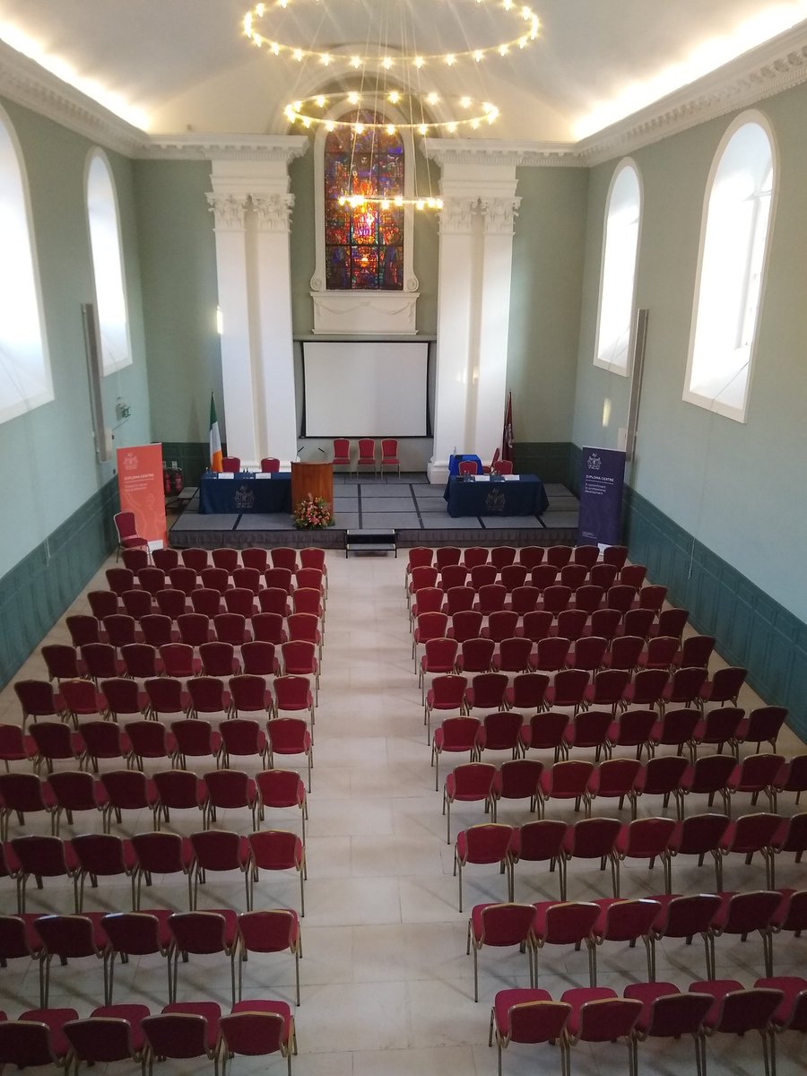 ReillyOdette's tweet photo. All set for this evening's Diploma Centre Conferral Ceremony! Looking forward to welcoming students and guests to @LawSocIreland for the occasion ✨ https://t.co/e3k5pujSwT
