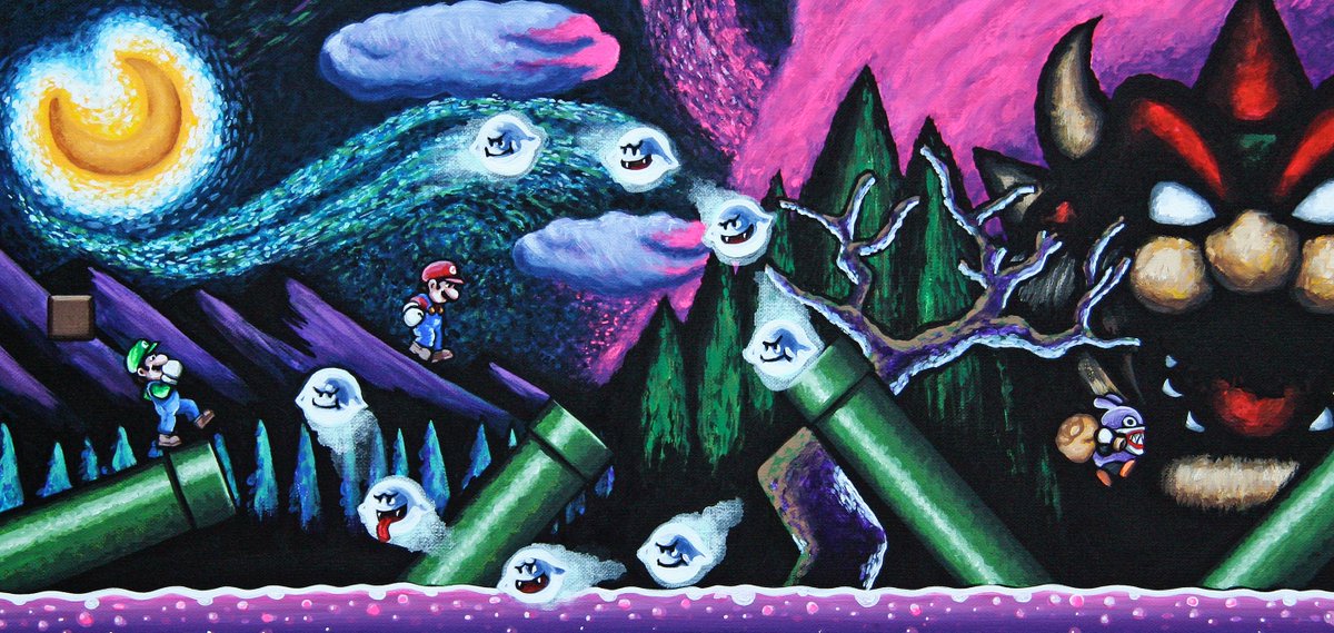 AnthonyBulcao's tweet photo. 1/2 off all remaining Super Art Prints! Order something awesome from Super Video Game Land today!
https://t.co/pMm2G91cn6
#dothemario https://t.co/INRrRadHJ8