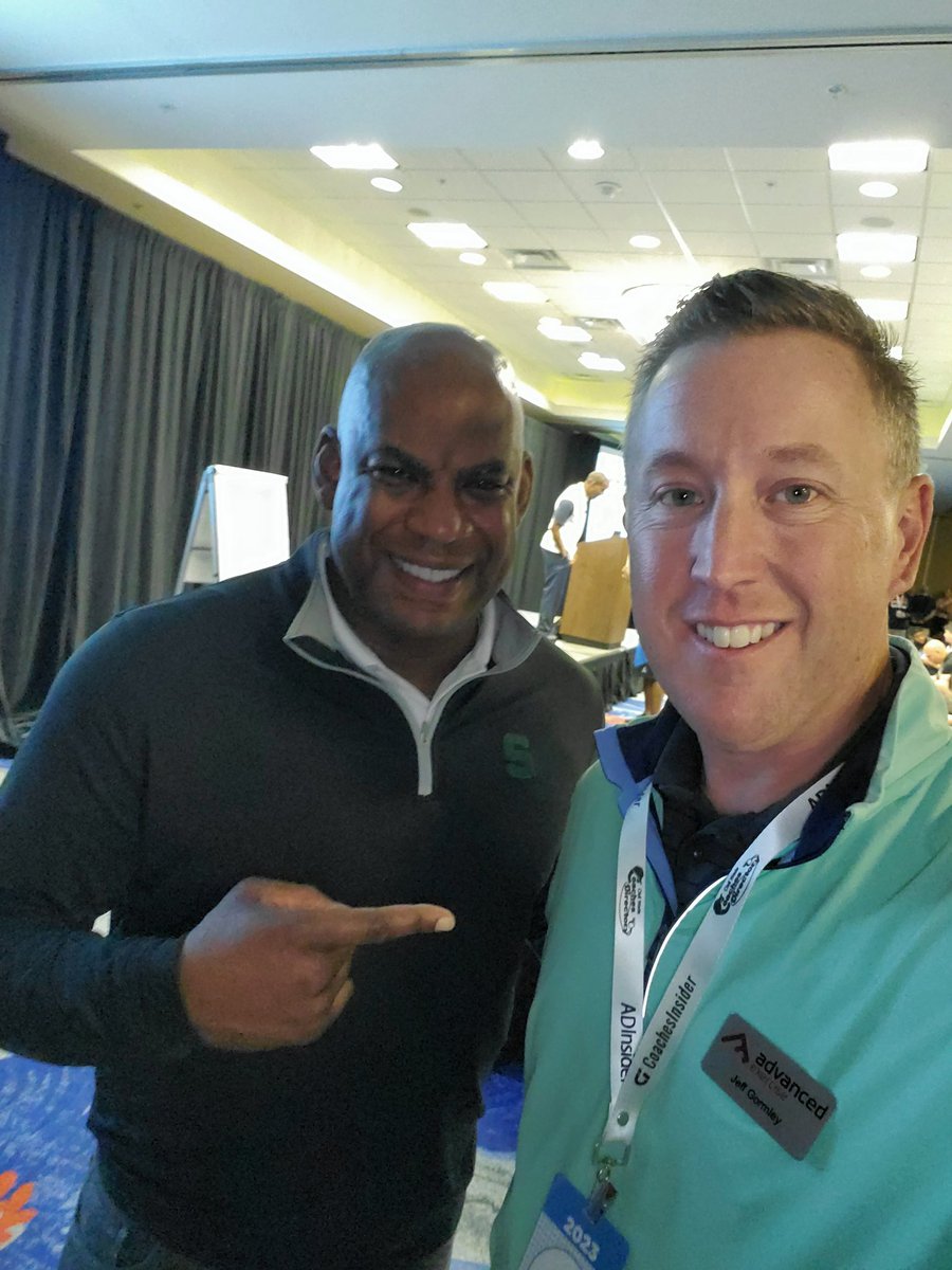 JGorms41's tweet photo. Got to listen to @MSU_Football coach Mel Tucker speak at the Nike Coach of the Year Clinic in Orlando this past weekend. @FL_Coaches
#advancedexercise #nikecoy https://t.co/XGPWiGYS3f