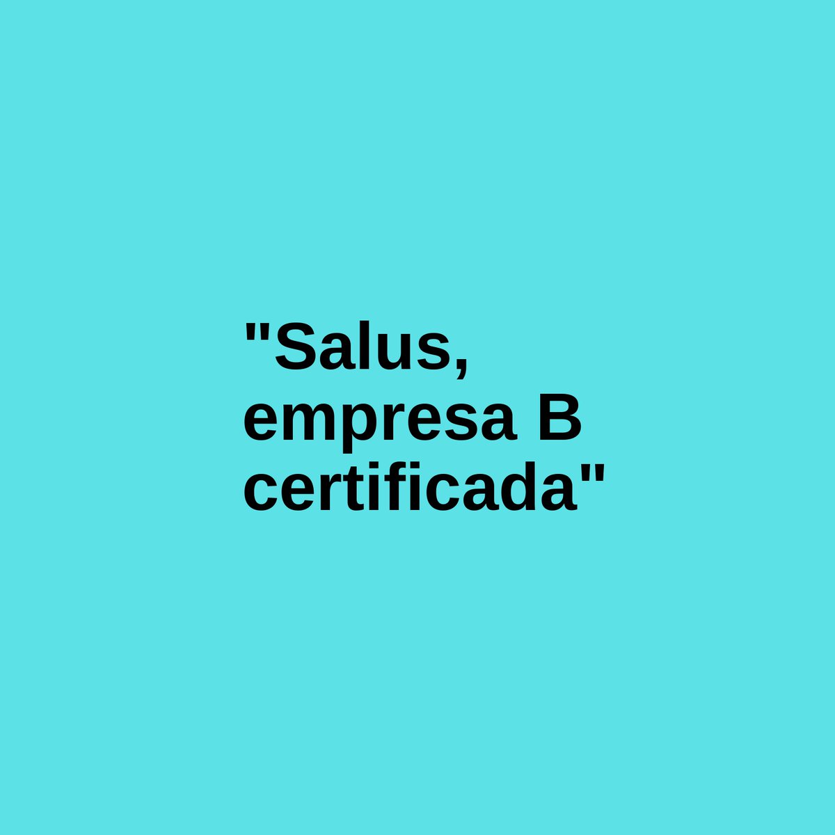 1 idea para aplicar el #copywriting a tu packaging.
En la botellas de agua mineral Salus, de Uruguay, se aprovecha el espacio de la tapa para mencionar que esa empresa es B.