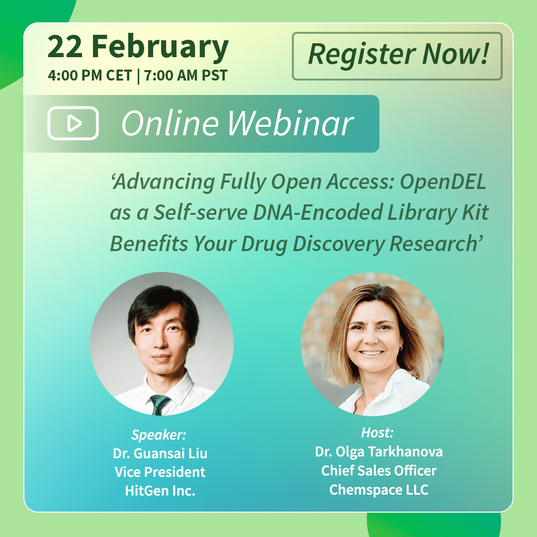 Chem_space's tweet image. The Speaker is Dr. Guansai Liu, Vice President at Hitgen Inc. Hosted is Dr. Olga Tarkhanova.Register via the link now! tinyurl.com/53sz7d2r
.
#chemspace #drugdiscovery #openscience #chemicals #organicchemistry #drugsynthesis #research #onlinewebinar