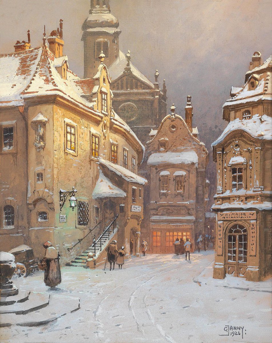 Evening in Winter
Georg Janny (1864_1935)