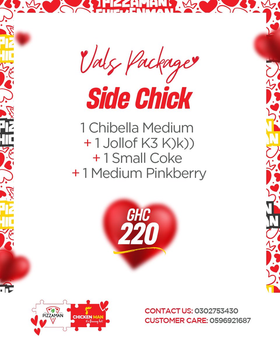 Vals Day Packages are here 😍👌🏿
