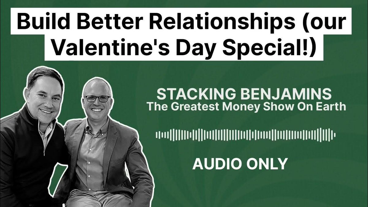 inspiredmoneyfm's tweet photo. Build Better Relationships (our Valentine's Day Special!) https://t.co/lxySL0Jreq | Stacking Benjamins @SBenjaminsCast @AverageJoeMoney #StackingBenjamins @notthefakeOG @DamonaHoffman #Dating #Relationships #Love #DatesandMates #Podcast #RachelGreenwald #ValentinesDay #Special https://t.co/LCOB59iNxA