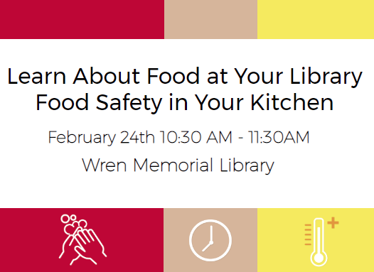 ChathamCountyNC's tweet image. Wren Memorial Library in Siler City announces new programs! Whether it’s learning about food safety, sharing fiction books with others, or participating in a creative writing social, Wren Memorial Library has something for everyone! Check out the details➡️ bit.ly/40QmDui