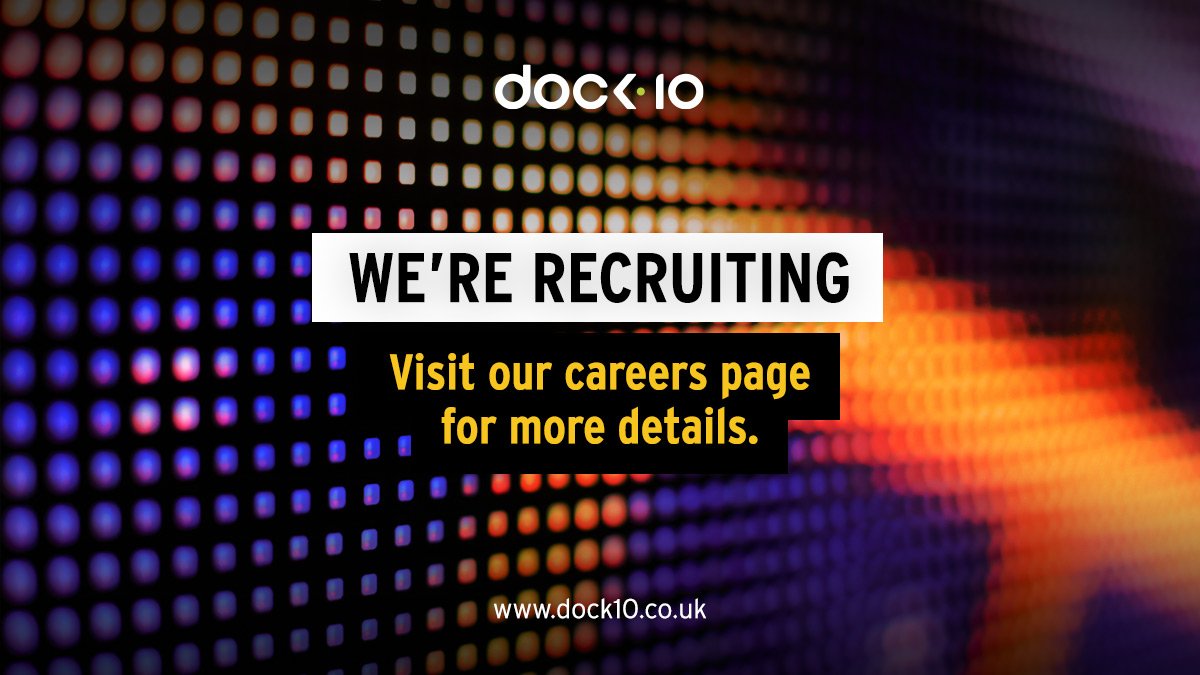 dock10's tweet image. We have an opportunity for a Post Production Facility Coordinator to join our Post Production team, find our more and apply online at dock10.co.uk