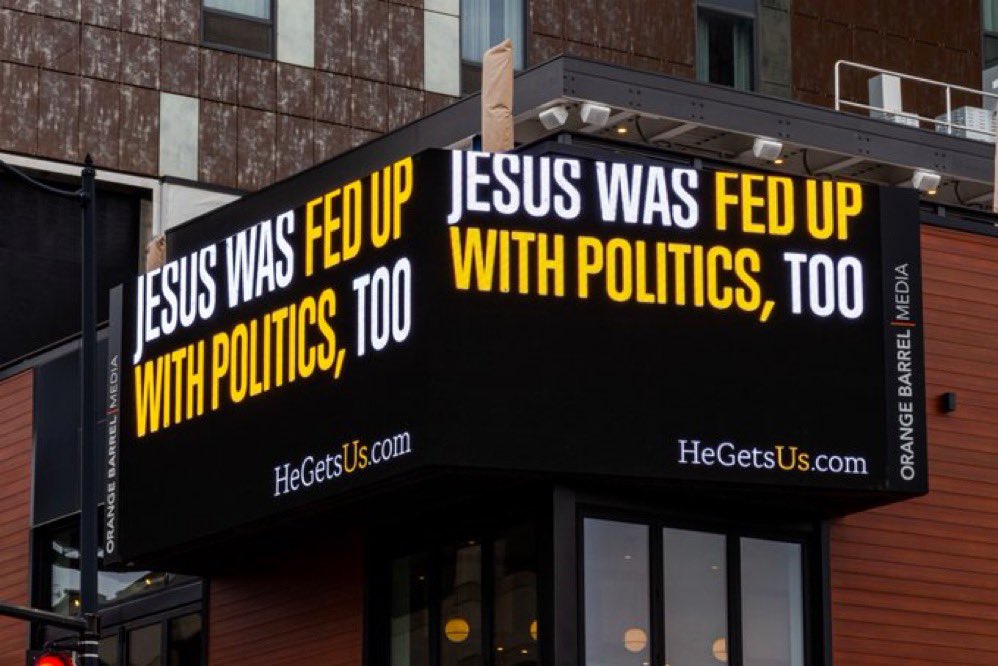 Jesus was literally executed for speaking out about political and religious corruption…