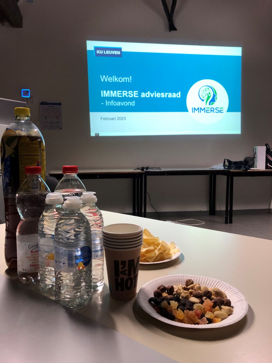 Prepping for @immerse_project info night for people interested in participating in our advisory board @ccp_leuven #participatoryresearch #mentalhealthresearch