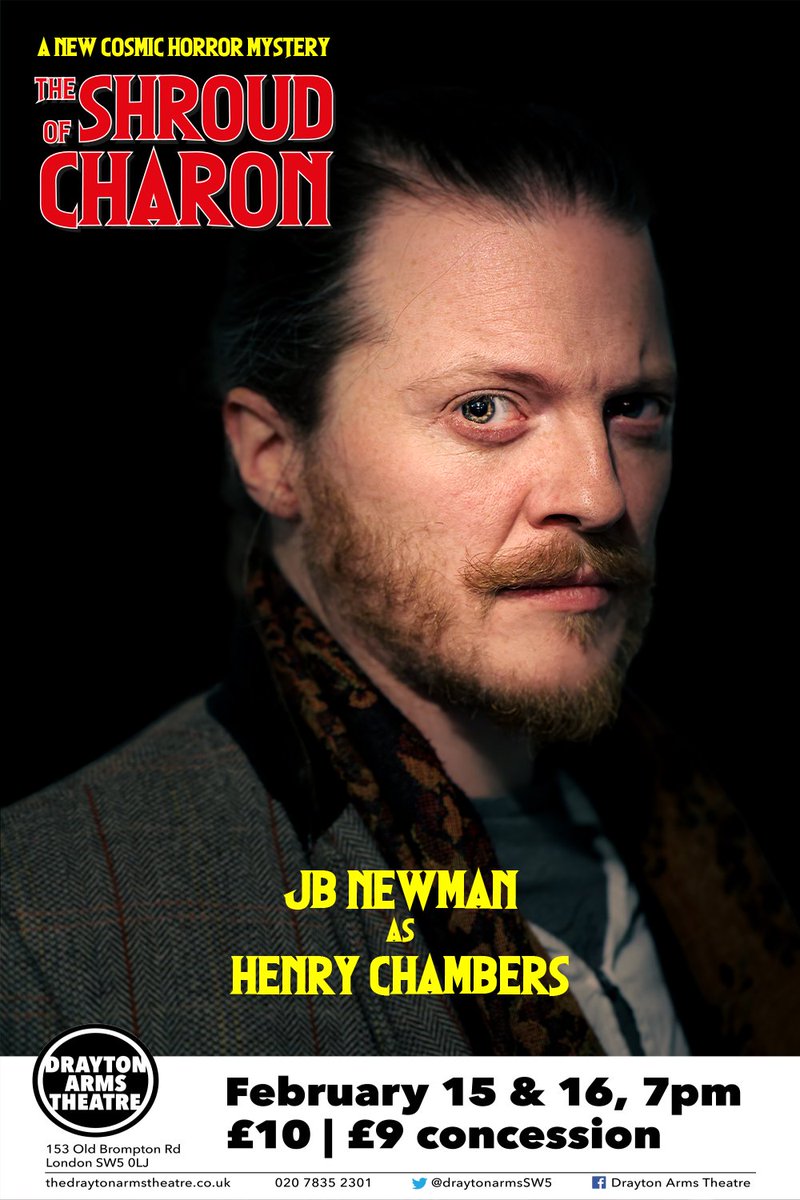 ScreenRebels's tweet image. Some character posters for Screen Rebels, Shroud of Charon with our insanely photogenic cast! @TheJBNewman @gracehendy , only two sleeps to go! Don't miss us! thedraytonarmstheatre.co.uk/tickets/the-sh…