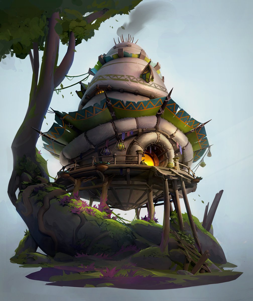 🌳New concept art project is done! Had an incredible time on this! There is a lot of sketches and worldbuilding stuff over there on the link 🌳

artstation.com/artwork/YBL8P3

#Gameart #conceptart #stylizedart