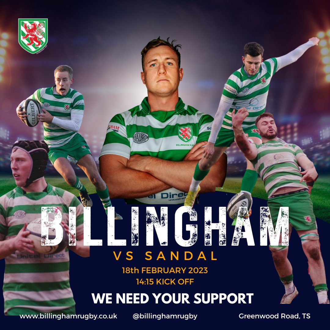 Saturday is one of the biggest games in Billinghams 100 year history! If results go our way we could be Promoted 🙏 We need YOUR support 📣 Wear your Billingham colours. Tell your family, tell your friends, tell EVERYONE #OSIOS