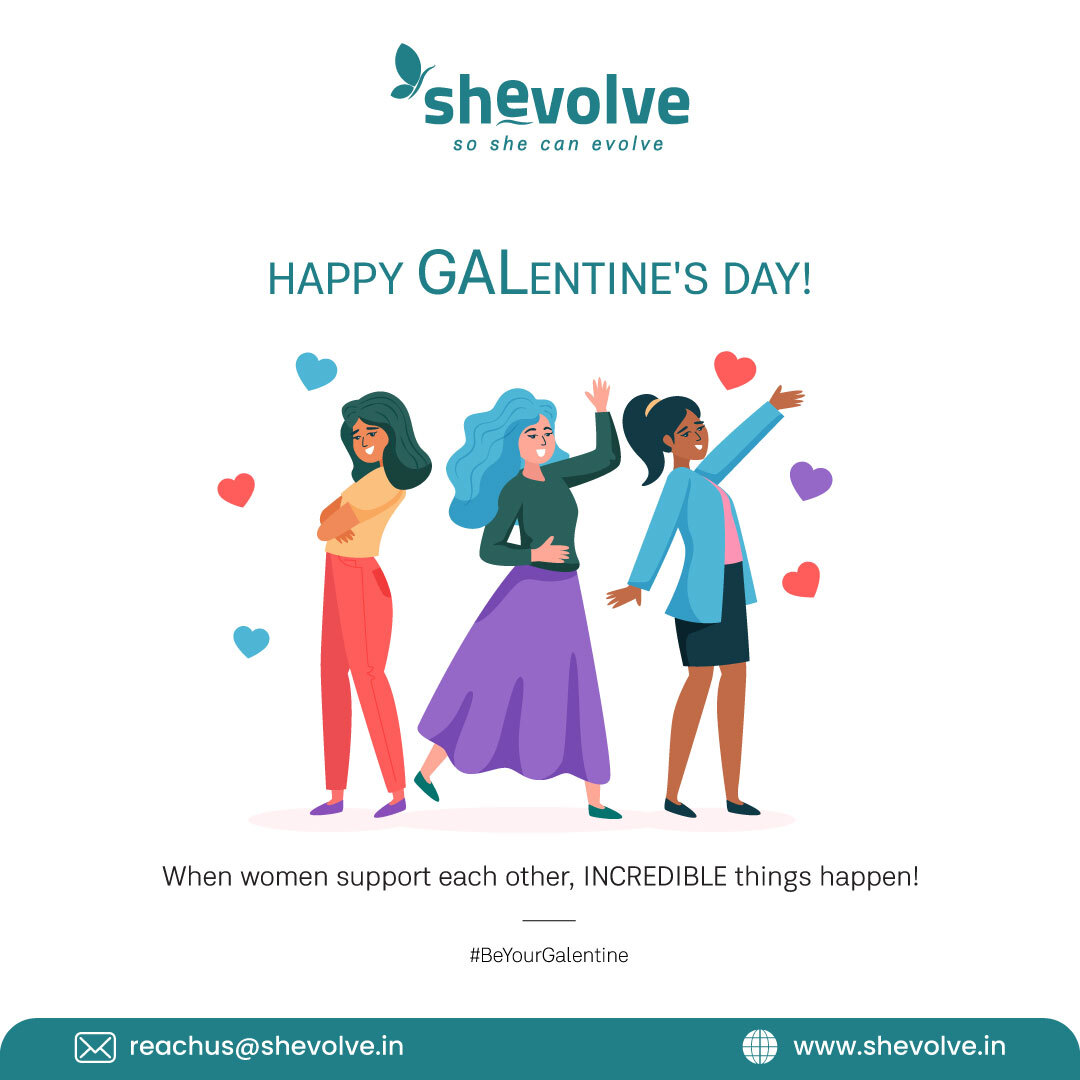 Shevolve3's tweet photo. Ladies, let’s come together on this Valentine’s Day to celebrate strength, spread love and remind our community that “BE YOU and the world will adjust!
.
.
#BeYourGalentine #Shevolve #Shevolveindia #GalentinesDay #GirlPower #WomenSupportingWomen #SistersBeforeMisters https://t.co/Y7SEEDMrQY