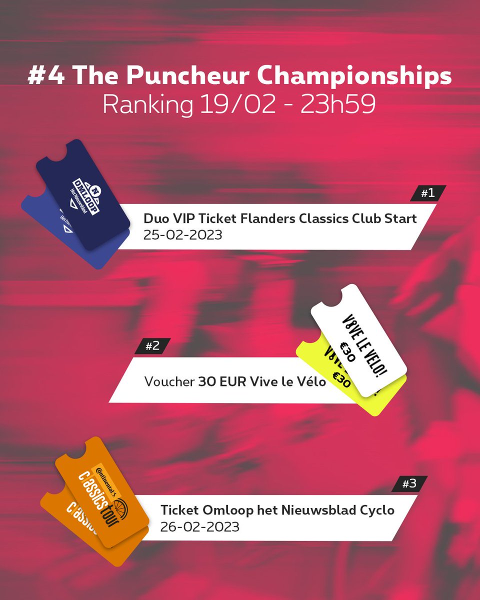 💪 Your energy and effort during our 4th #PCeSChallenge may be rewarded with these prizes. 🎁 Not yet registered? 👉 Check our website! ⚡️ #PCeSeries