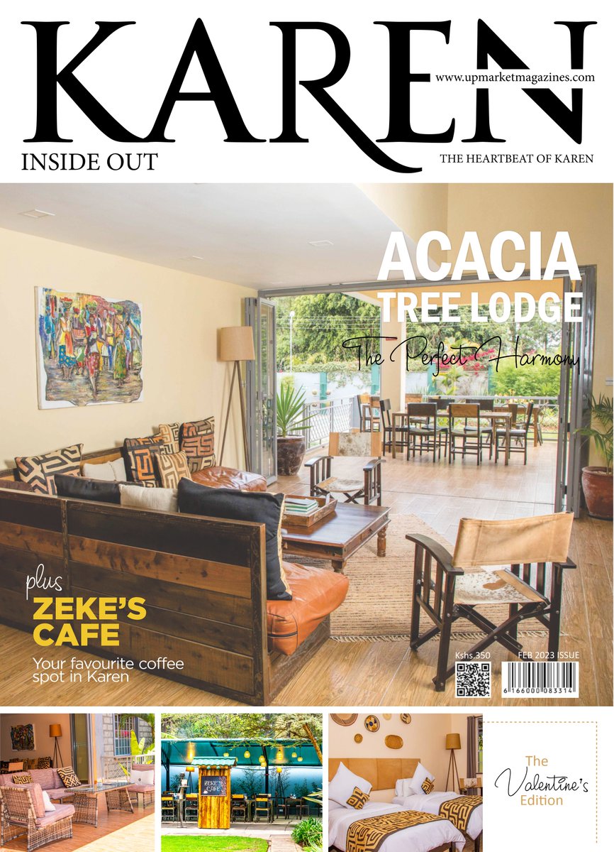 UpMarketMediaKE's tweet photo. New gem revealed! Discover #AcaciaTreeLodge, right at the heart of the #karencommunity! The perfect harmony! 

📲 +254 711 212257
🤳 WhatsApp line: +254 713 090483
📧 FREE DIGITAL SUBSCRIPTION
 
#westlandsinsideout #kareninsideout #gigiriinsideout #upmarketmagazines #nairobi https://t.co/qxCpMLjw0s