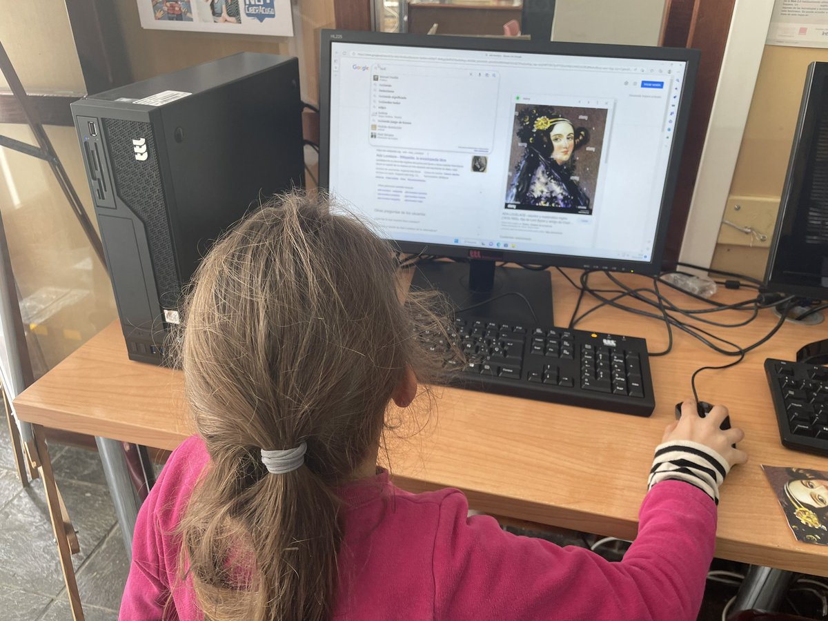 Cdtlsomiedo's tweet photo. En taller TIC #CDTL #Somiedo #11febreroAsturias con alumnos de 1,2y 3 primaria descubriendo a #cientificas de la historia. Promoviendo las vocaciones #STEM #mujer #niña #concejosconciencia @SCTAsturias https://t.co/F8ysLKbKTJ