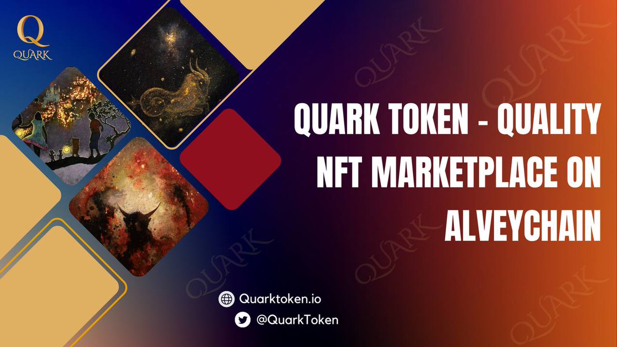 QuarkToken's tweet photo. Quark Token - Quality NFT MarketPlace On AleyChain 

Building userfriendly and professional userinterface. Get your NFTs #minted. This will be a #marketplace where artists come to share art with other #artists. 🔥 🚀 

#QUARK #NFTs #MarketPlace #Contract https://t.co/VvDXKa3YOw