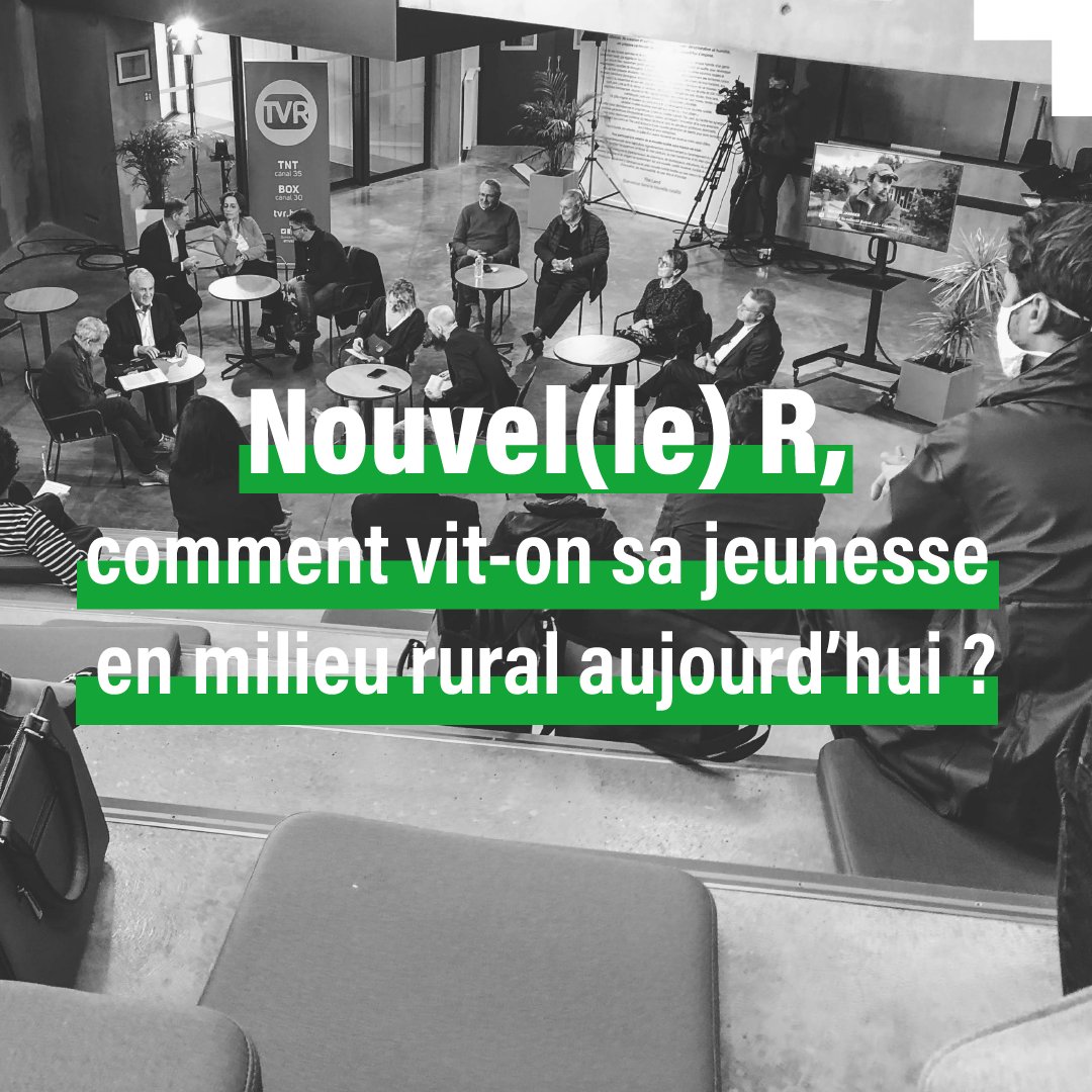[Le rendez-vous mensuel de Nouvel(le) R]

Jeudi 23 février aura lieu une nouvelle émission sur @tvr35, l'occasion d'échanger sur la jeunesse en milieu rural. 🌿

Vous souhaitez participer ?
👉 Inscrivez-vous :  the-land.bzh/inscription-no…

#jeunesse #bretagne