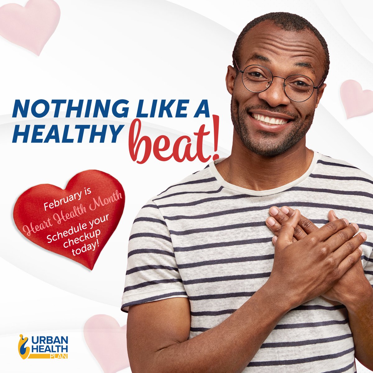 #HeartMonth is an opportunity to increase awareness that #HeartDisease is the leading cause of death. #OurHearts can be maintained through early diagnostic blood pressure and glucose checks to reduce the chance of heart attacks. Schedule your checkup today! #UHP4HealthierLives