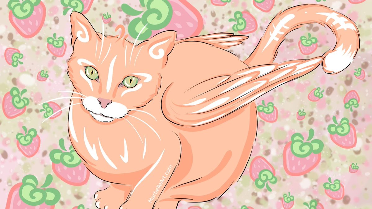 This cute anime ginger cat will make your day sweeter! 

#gingercatlove #animelover #kawaiicat