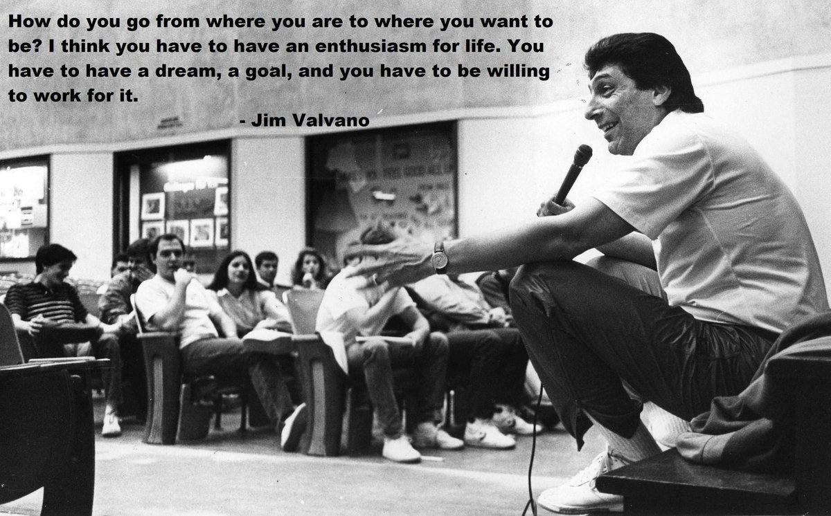 CoachingAdvice's tweet image. "How do you go from where you are to where you want to be? I think you have to have an enthusiasm for life. You have to have a dream, a goal, and you have to be willing to work for it."

- Jim Valvano