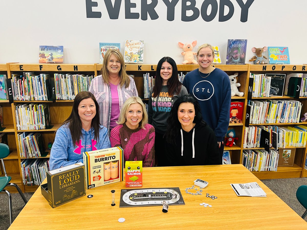 OstmannLMC's tweet photo. Thanks to @Tryazon &amp; @gameofkittens for some fun party time with #ReallyLoudLibrarians. Nothing like breaking the rules in the actual library 😉
 BOGO 50% off at https://t.co/n3QODzFYVw w/ code LIBRARIANSPARTY valid thru 4/30/2023 https://t.co/uLcQeMPrU2