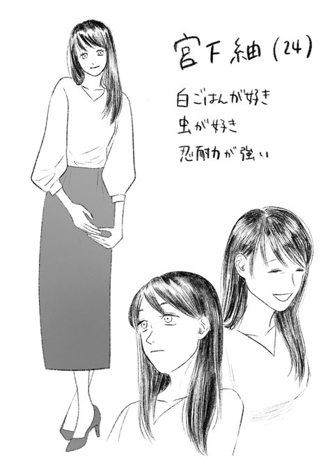 このキャラの名前決めた
宮下 詩織

紬って名前の姉がいる 