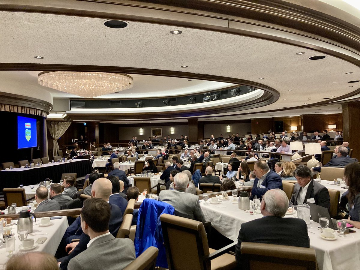 sonyasavage's tweet photo. This morning, I addressed the State of the Energy Market with Blakes and the Calgary Risk and Insurance Forum.

My message is clear: Alberta is a leader in addressing emissions, and expanding into new and emerging low-carbon energy. https://t.co/yS8Cn8UXoI