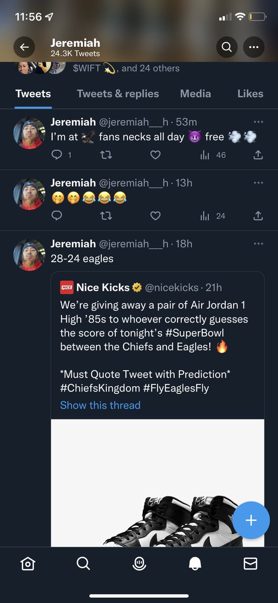 Joseph_stone26's tweet photo. @jeremiah___h I have no more words for you , literally don’t know what side you wanna be on 😭😭😭  “28-24 eagles” 😂😂😂😂😂😂 you a funny guy man https://t.co/6qlL9CrZge