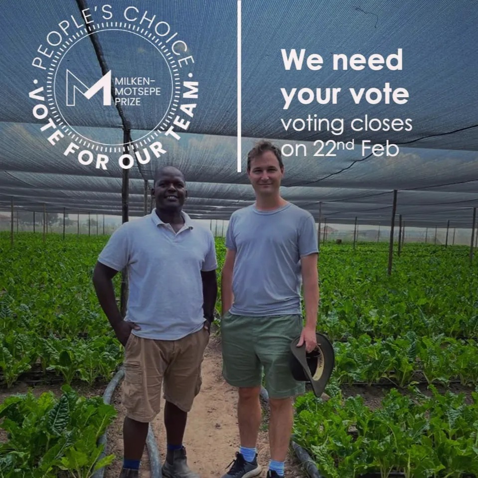 obbila's tweet photo. Please vote for us! 🗳️

Kuronga is up for the Milken-Motsepe People’s Choice Award. 🏆

Kuronga is building  AI 📸📲 👨‍💻that helps farmers grade their crop 🥬🍅🥕at the farm gate.

https://t.co/cSmcAA3hKO 

#agtech #Sustainability #foodsecurity https://t.co/gmXyVl2wD5