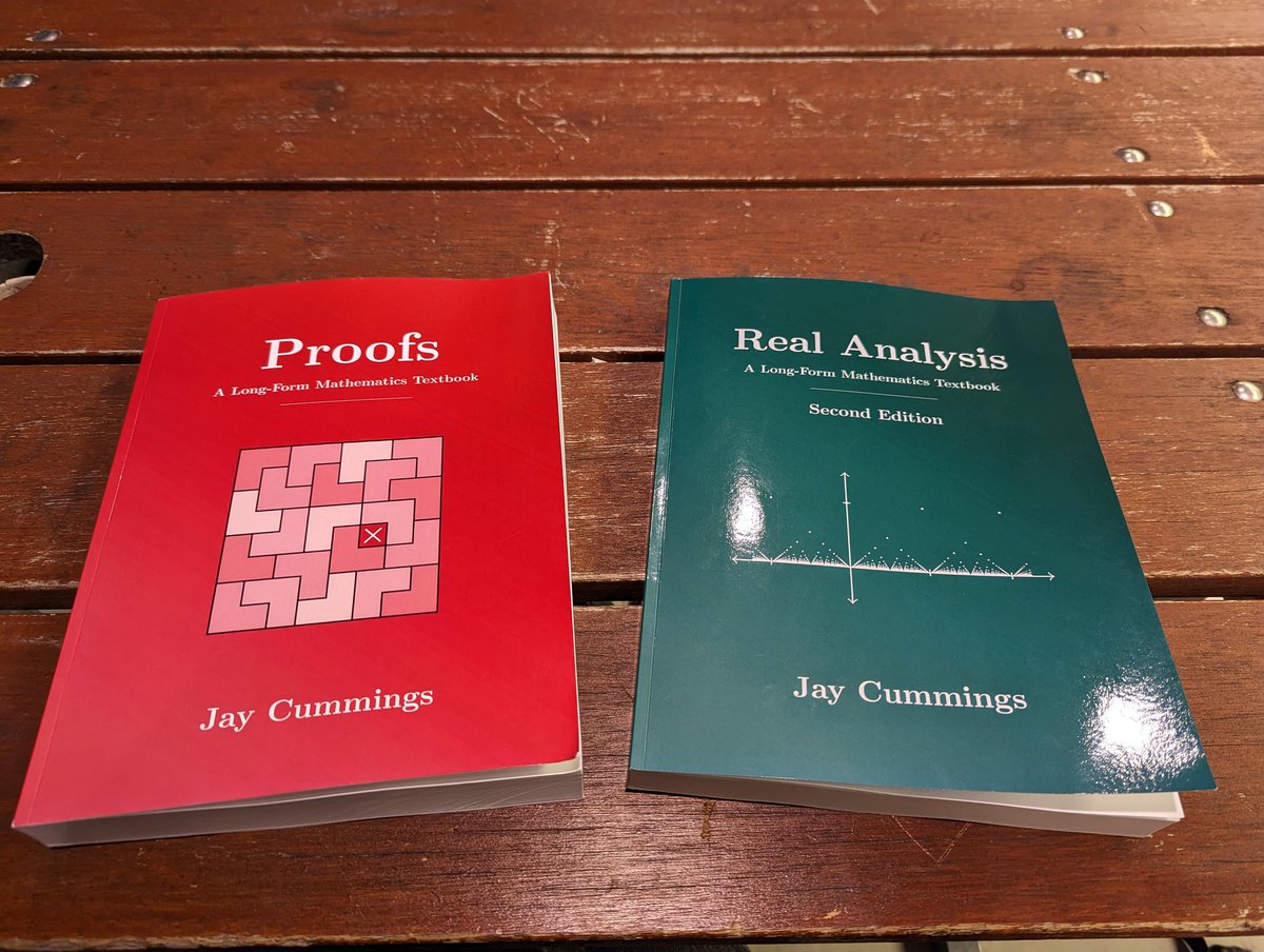 Just received mine copies of Proofs and Real Analysis by <a href="/LongFormMath/">Jay Cummings</a>.

Let the work begin...