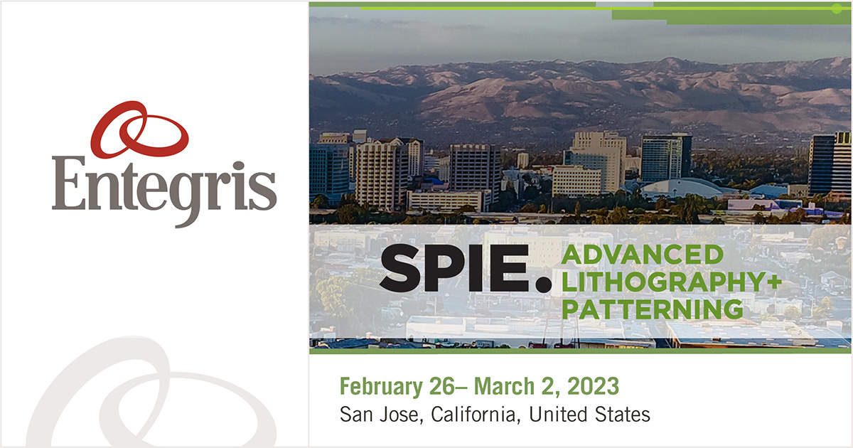 Entegris's tweet photo. Head to #SPIEAdvancedLithography to learn about latest #lithography advances &amp; how to solve your tough #EUV challenges. Visit Booth 724 or join our onsite presentations. https://t.co/d2ozxuM8vH. #SPIEtweets #SPIElitho #semiconductor #innovation https://t.co/Eo3cRRa8SJ