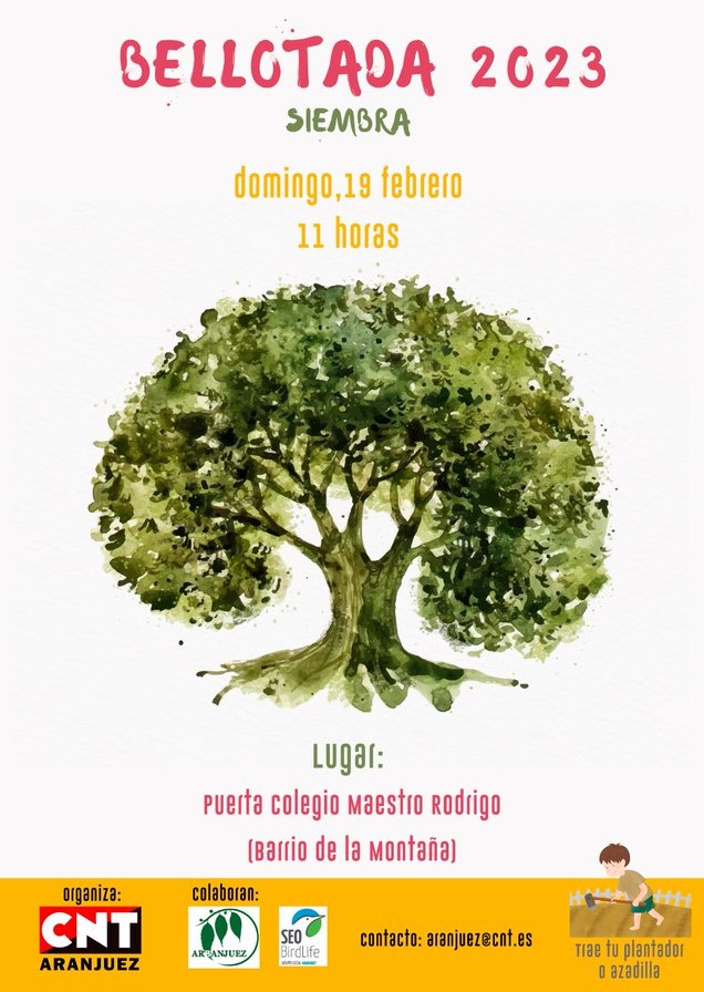 masaranjuez's tweet photo. El #domingo, #bellotada en #Aranjuez https://t.co/qKF7vekVED
@CNTAranjuez #medioambiente https://t.co/TKLiW7HdeF