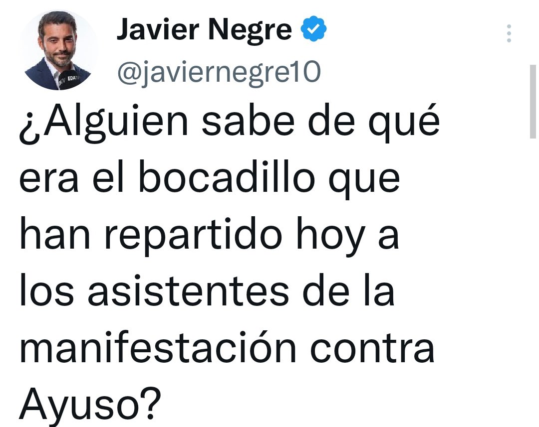 ¿Qué clase de despojo humano, eh <a href="/javiernegre10/">Javier Negre</a>, se ríe de que no tengas médico cuando tienes un problema de salud?