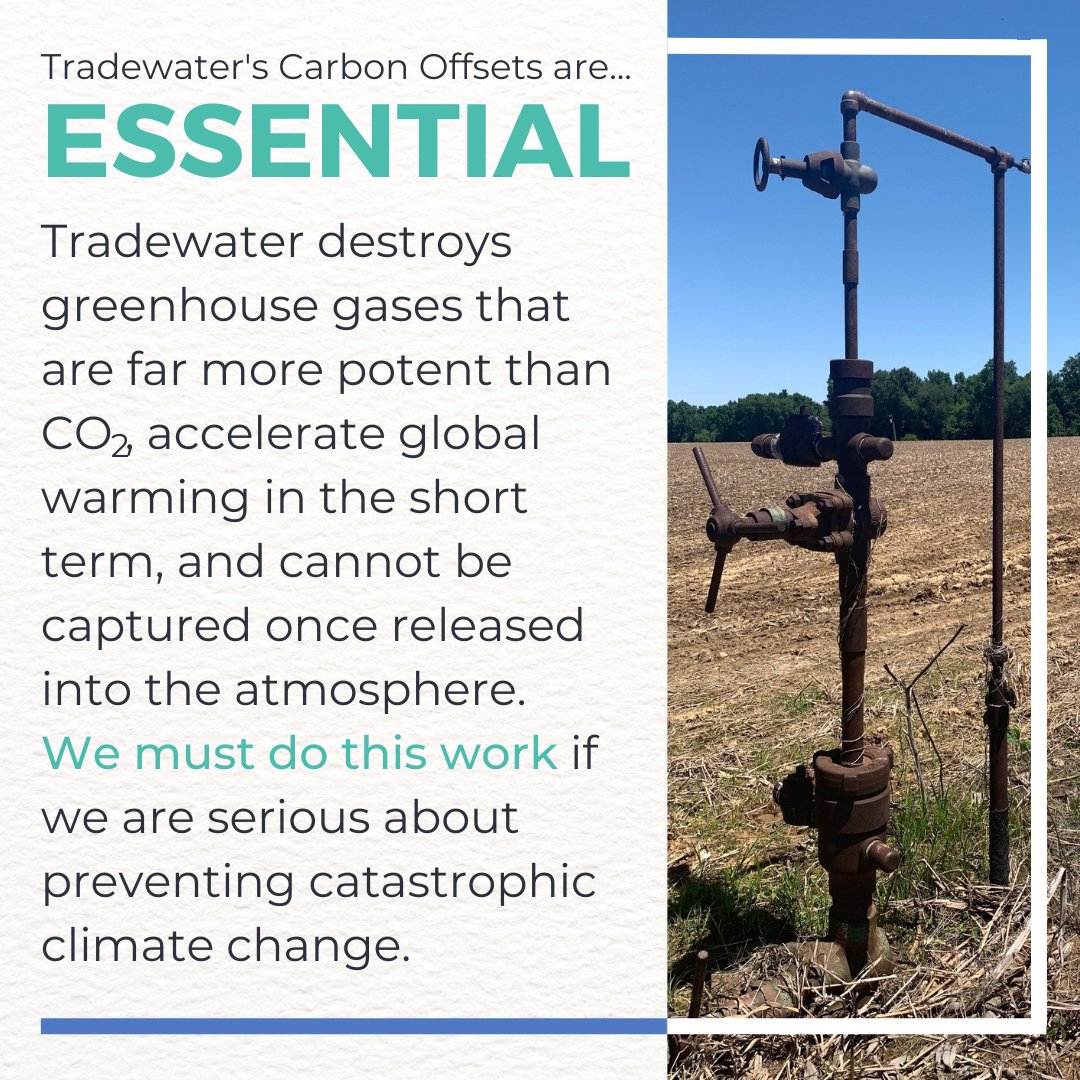 Tradewateurs's tweet photo. At Tradewater, we strive for excellence in everything we do, which includes producing high-quality credits that ensure the greenhouse gases we manage never enter the atmosphere. #climatesolutions #climateactionnow https://t.co/wdcrfQbtRx