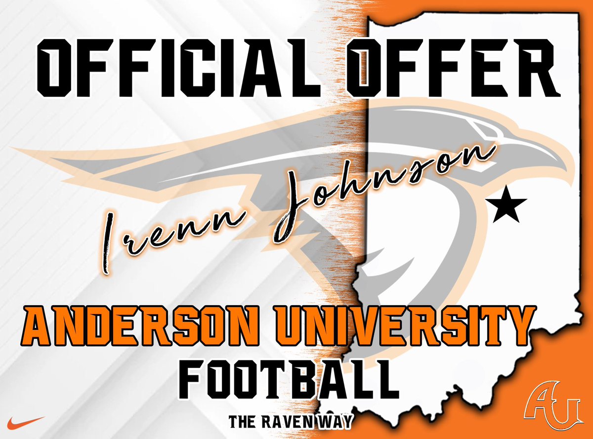 After a great conversation with <a href="/CoachCFarris/">Coach Chase Farris</a> I’m blessed to receive an offer from <a href="/AUFootball__/">Anderson University Football</a> 
<a href="/LCHSAthletics/">LCHSAthletics</a> <a href="/Coach_Patt34/">Will Patterson</a>