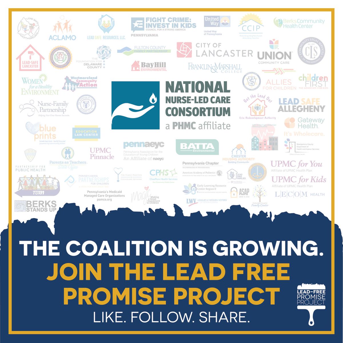 PALeadFree's tweet photo. #PALeadFree Coalition #MemberMonday, featuring @NurseLedCare!
Help spread the #LeadFreePromiseProject's message by liking and following @PALeadFree and joining the #PromiseProject —Together, we can stop poisoning our children. https://t.co/3hexc1eAR9 https://t.co/5mJo6zQKkY