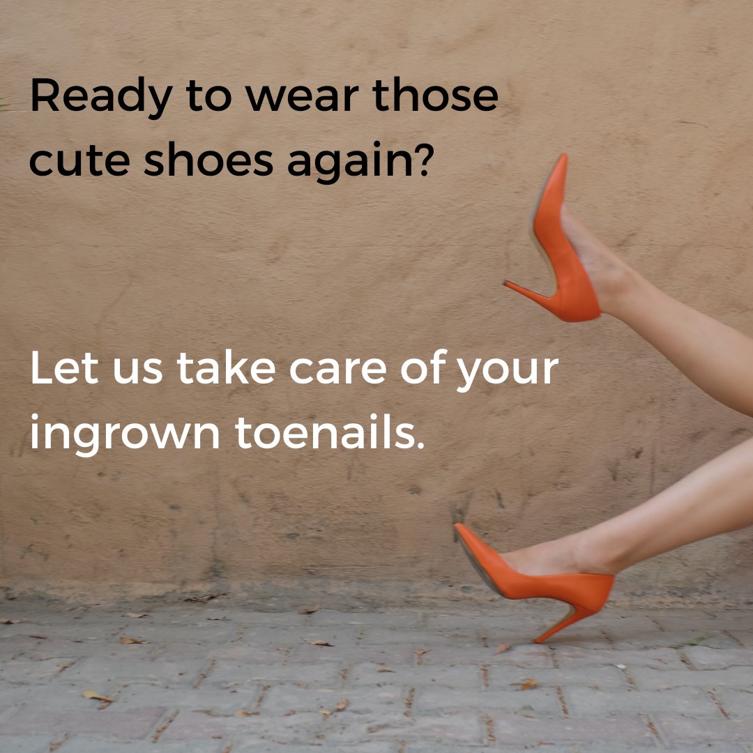 coronapodiatry's tweet photo. Don't you wish you could wear those cute shoes again? #IngrownToenails are not only painful but also cramp your style! Let us help you at Corona Foot and Ankle. Nothing like permanent relief AND getting to wear those cute shoes! 

https://t.co/pRc1TObLTt
#podiatry https://t.co/EIq9bUP02F