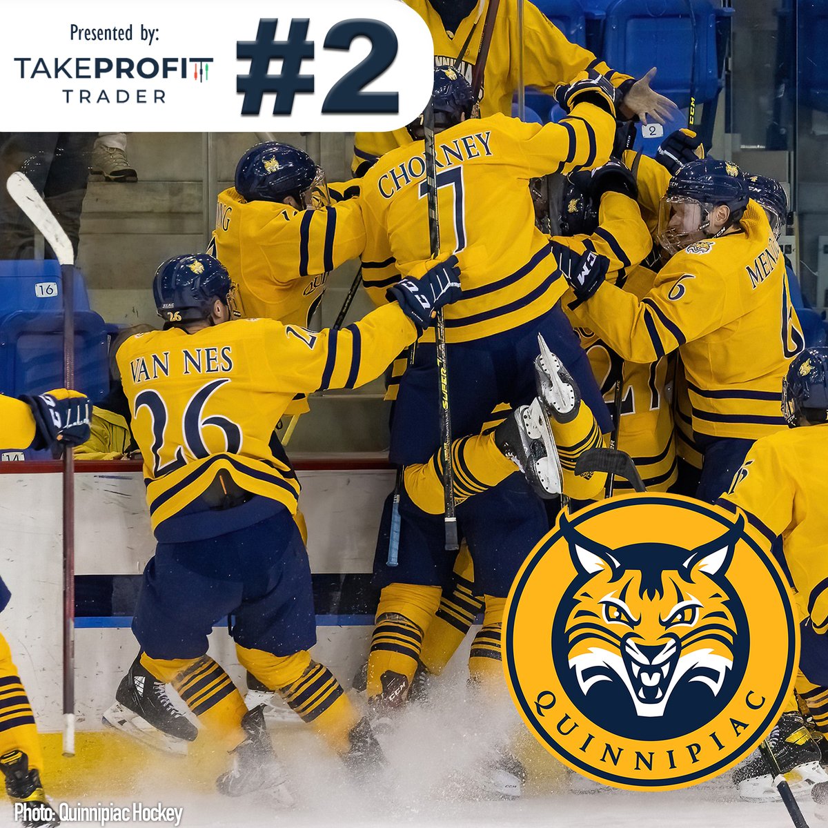 TeamECH's tweet photo. 🚨NEW ECH Men's Rankings🚨
1. Minnesota
2. Quinnipiac
3. Denver
4. Michigan
5. BU
6. WMU
7. SCSU
8. Harvard
9. Cornell
10. Penn State
11. Ohio State
12. Michigan Tech
13. Minnesota State
14. Omaha
15. Northeastern
16. Michigan State
17. Notre Dame
18. UConn
19. Providence
20. UND https://t.co/z5ymXdAMKp