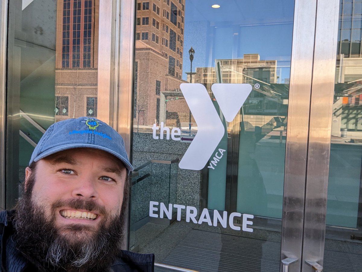 A workout behind so gonna be here 3 times this week.  #wehackhealth