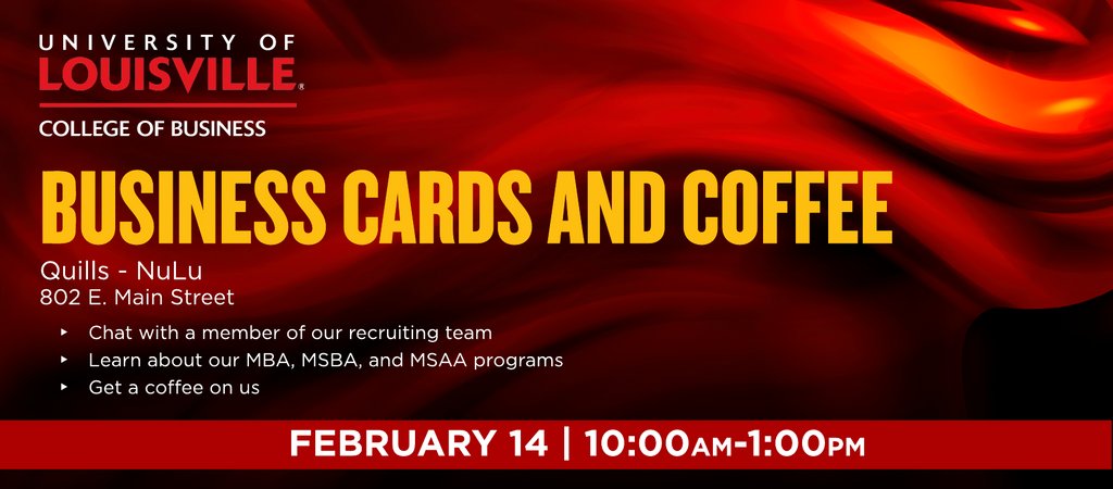 TOMORROW: Join us for coffee and learn more about how our graduate programs can help you elevate your career! Registration appreciated, but not required: forms.office.com/Pages/Response…