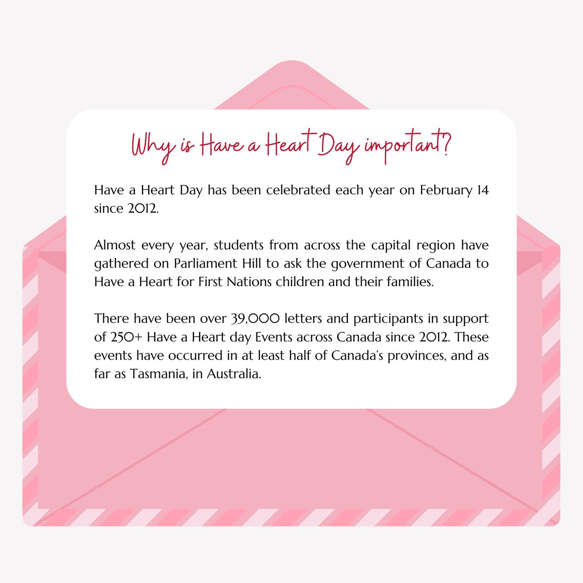 sjsuottawa's tweet image. Each year, on February 14th, we celebrate Have a Hart Day, an event organized by @CaringSociety and led by children and youth. 

Read this fact sheet to learn more about the importance of this event &amp;amp; what you can do!

@SpiritBear #HaveAHeartDay