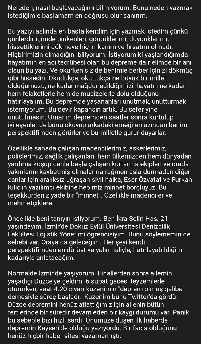 badtaniye's tweet photo. Bu yazıyı bu acıyı bizimle yaşayan herkese yaymanız, okumanız ve okutturmanız konusunda son kez tekrar size güveniyorum. Yardımlarınız için teşekkür ederim. https://t.co/sRnz9LsjRz