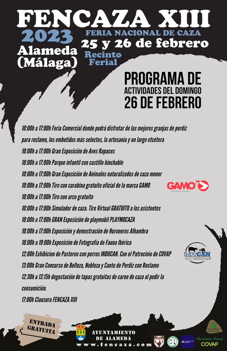 Nos vemos los próximos 25 y 26 de febrero!!! #FENCAZA